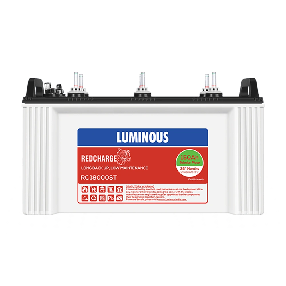Luminous RC 18000ST Inverter Battery | 150Ah Short Tubular