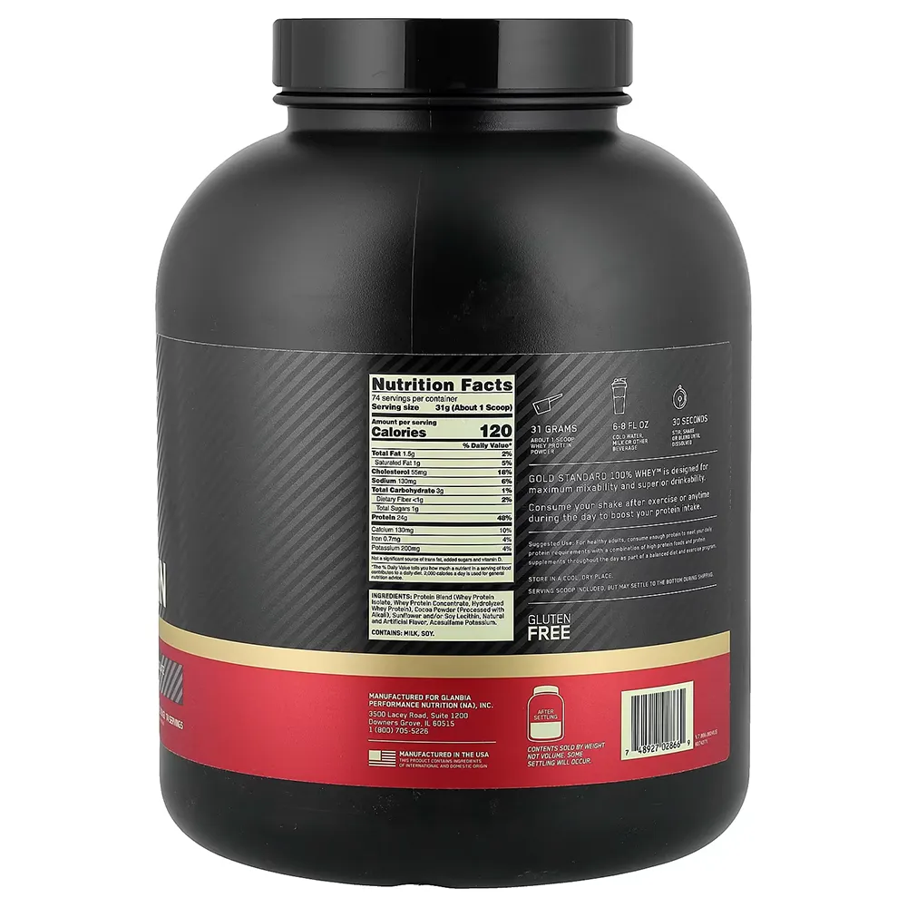 Optimum Nutrition Whey Protein in Nepal | Gold Standard | 5.5g BCAAs