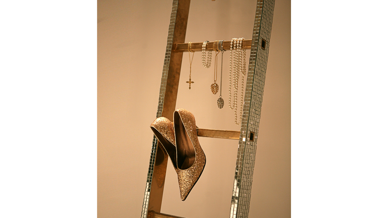 Gold Elegant Pumps