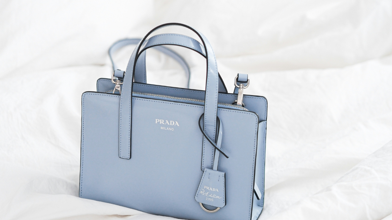 Sleek Blue Office Tote