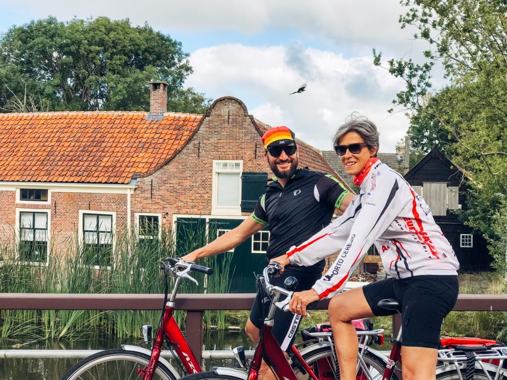 Girolibero-Radreisen nach Holland, ein paar Radtouristen