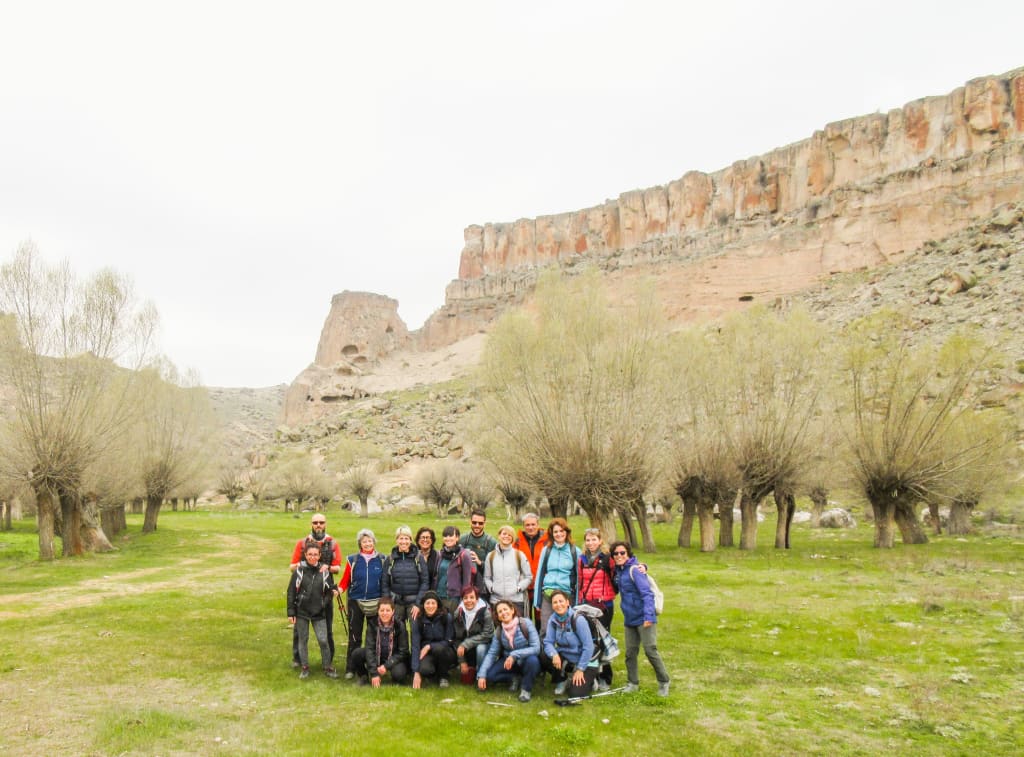 Gruppo in vacanza con "Girolibero", trekking in Cappadocia