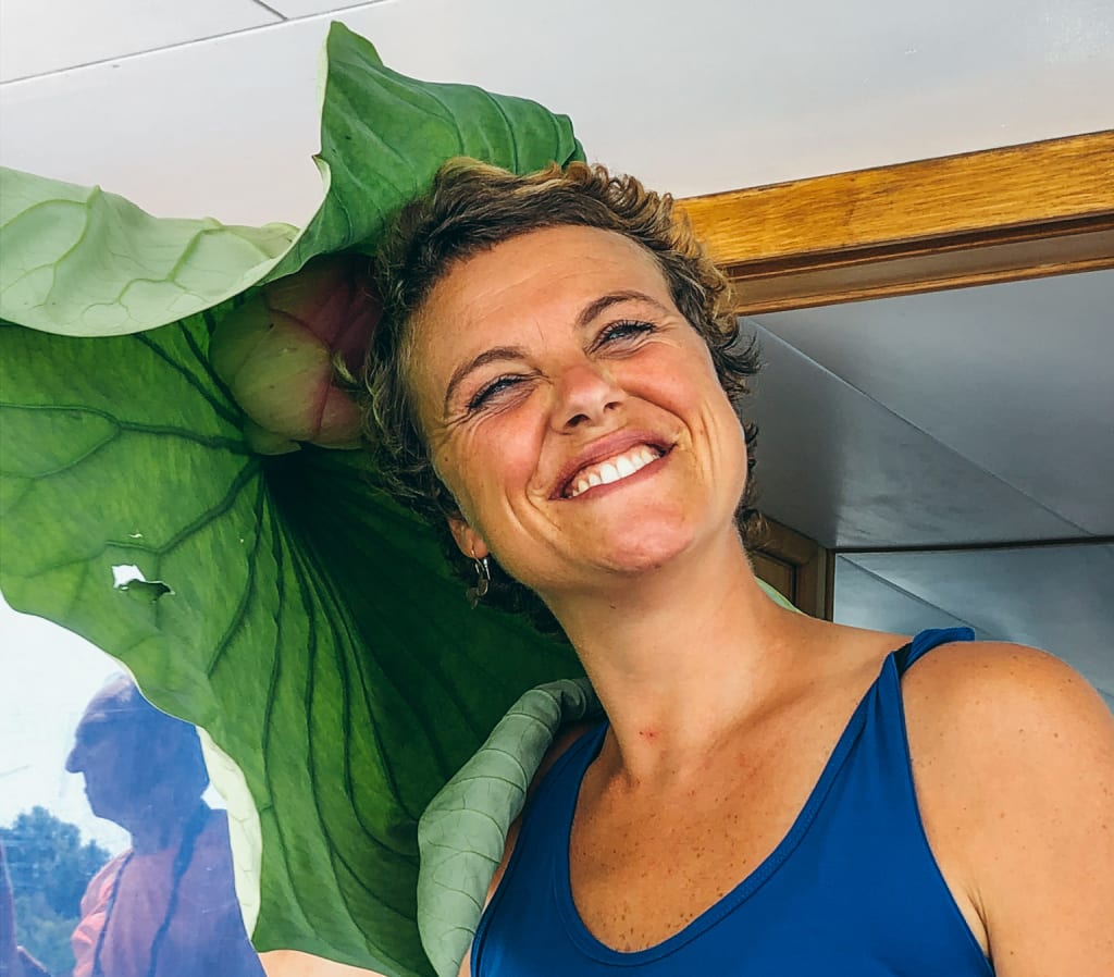 Guida "Girolibero" in una foto sorridente durante un viaggio