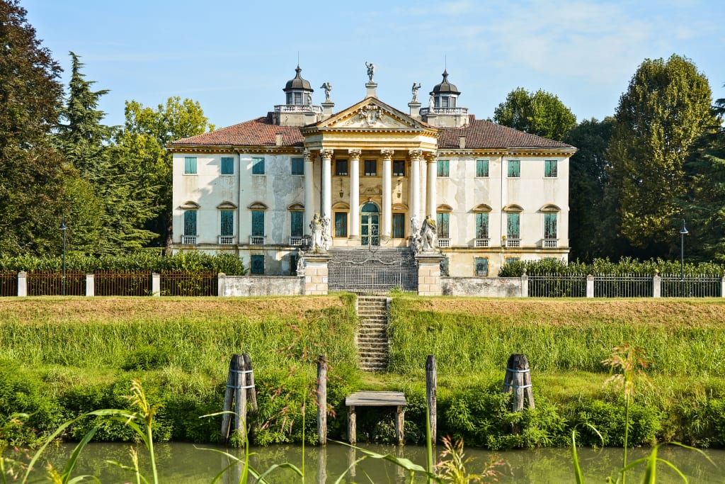 Villa Emo Capodilista in stile classico con giardino ben curato, Monselice, Veneto