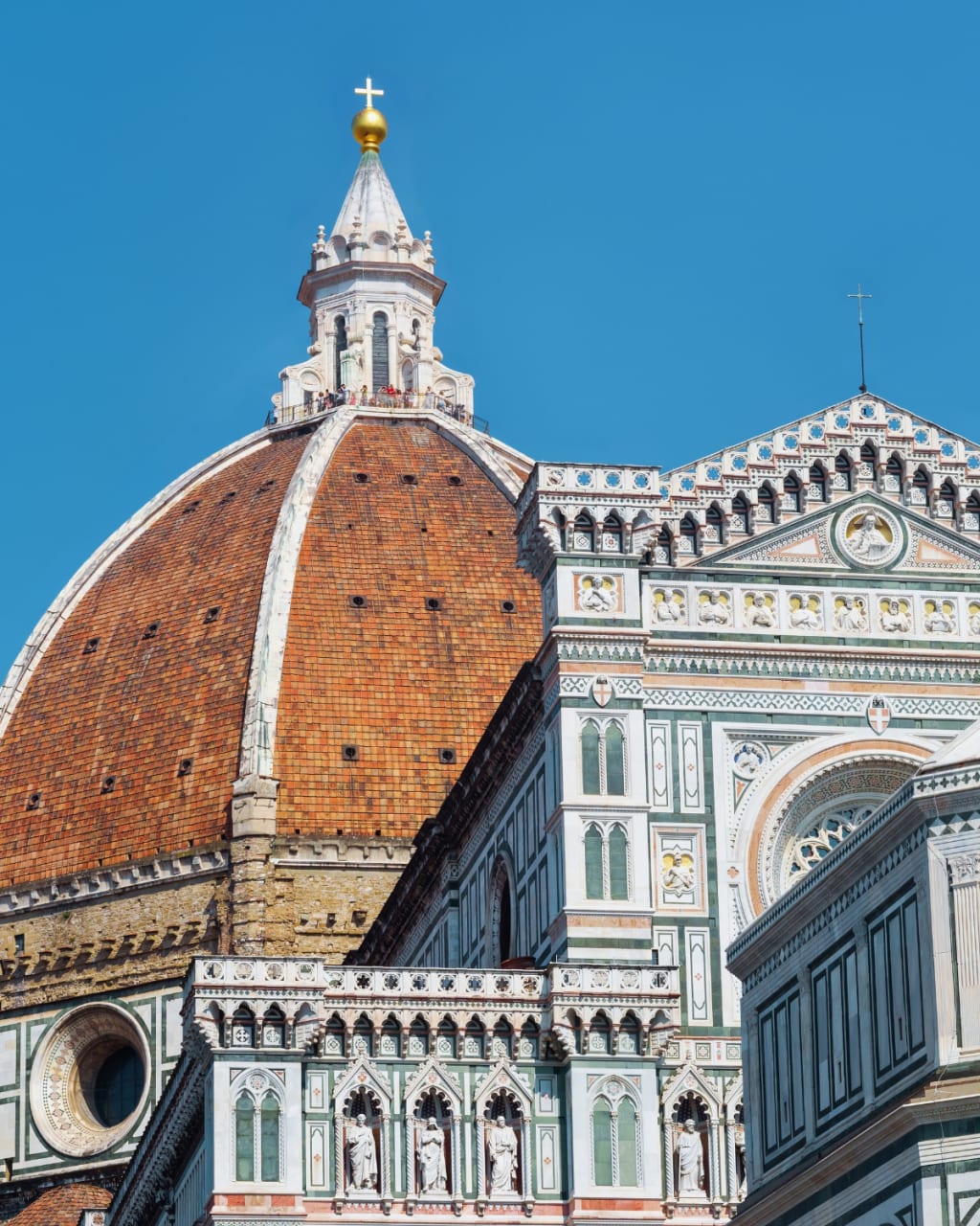 Glimpse of Brunelleschi's dome, Florence Cathedral