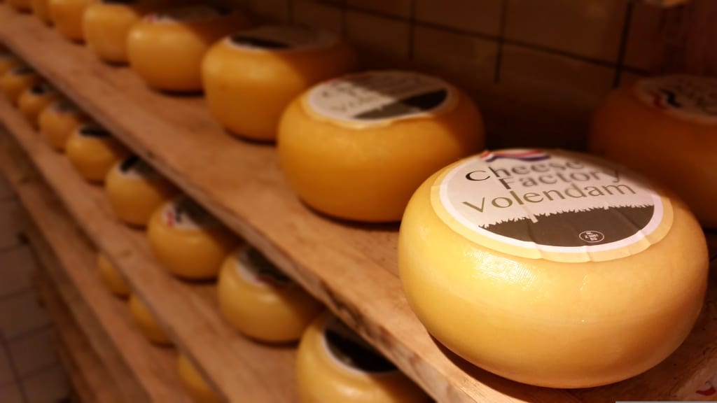 Formaggi olandesi stagionati, specialità gastronomica dei Paesi Bassi.