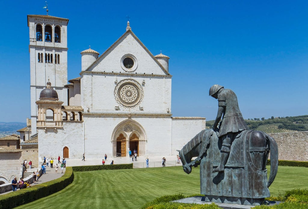 La basilica di San Francesco d'Assissi