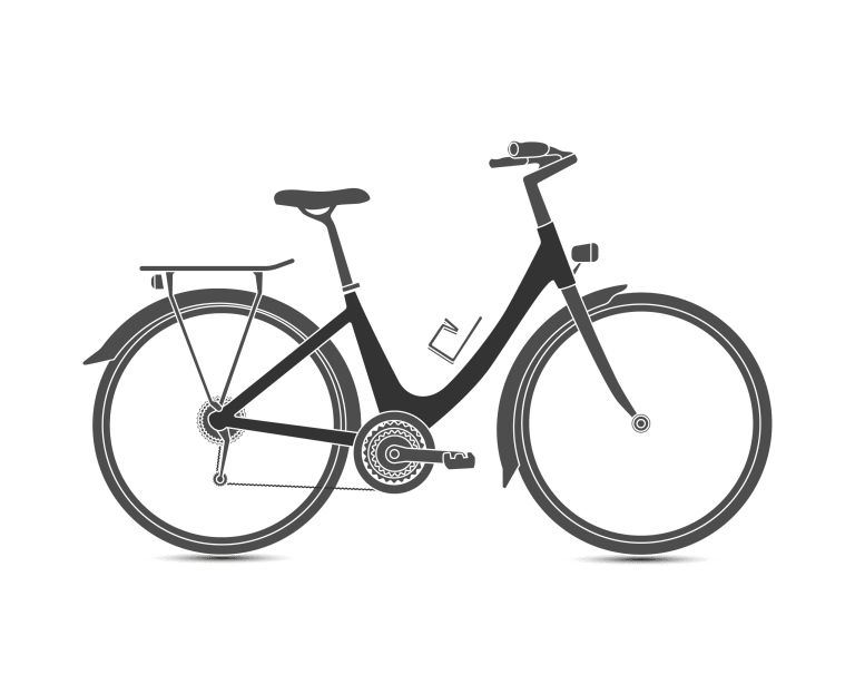 Bici muscolare unisex, modello touring