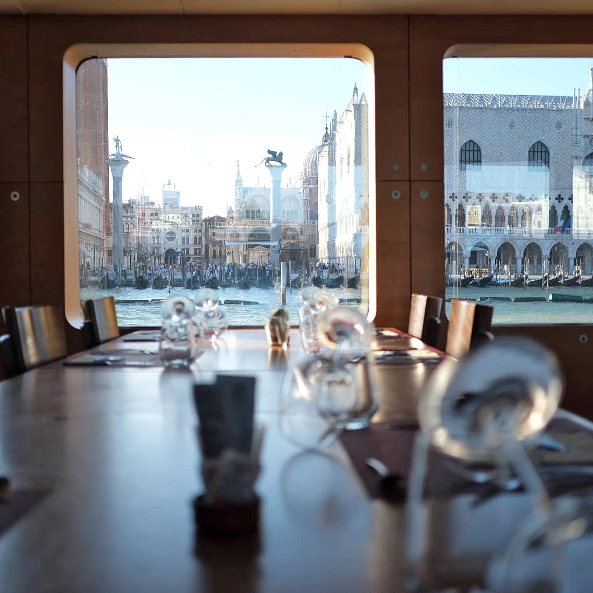 Scorcio su palazzo Ducale dall'interno di "Ave Maria", Venezia