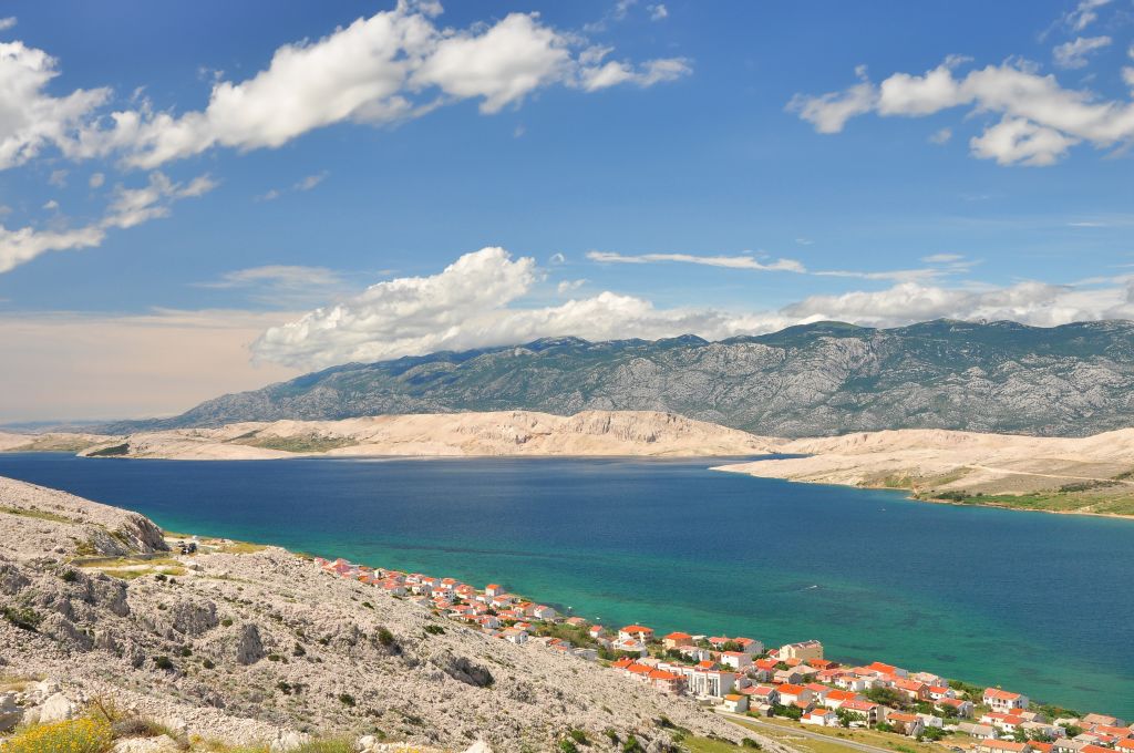 Vista panoramica sulla costa croata