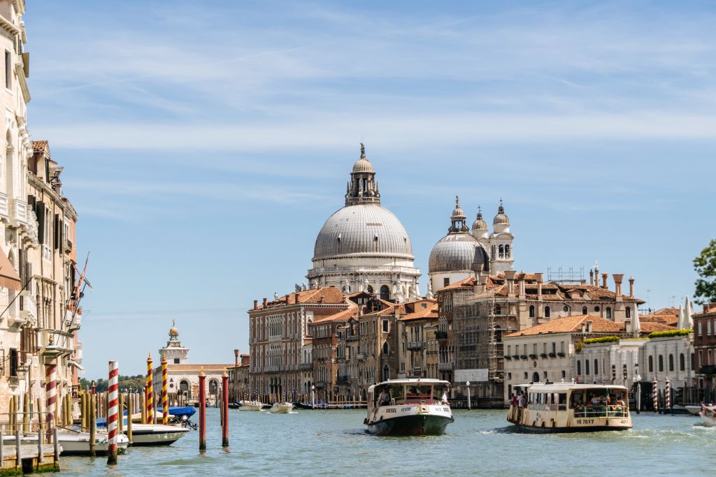 Der Canal Grande und die Stadt Venedig