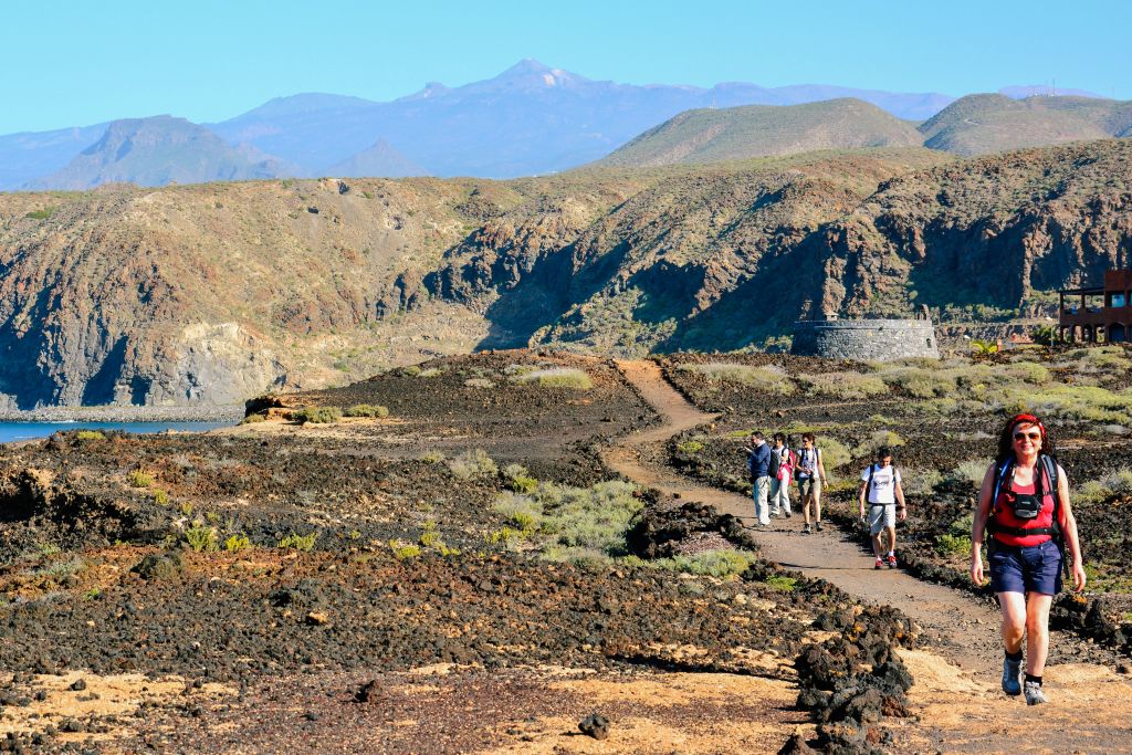 In cammino lungo la costa dell'isola di Tenerife, trekking di gruppo "Girolibero"