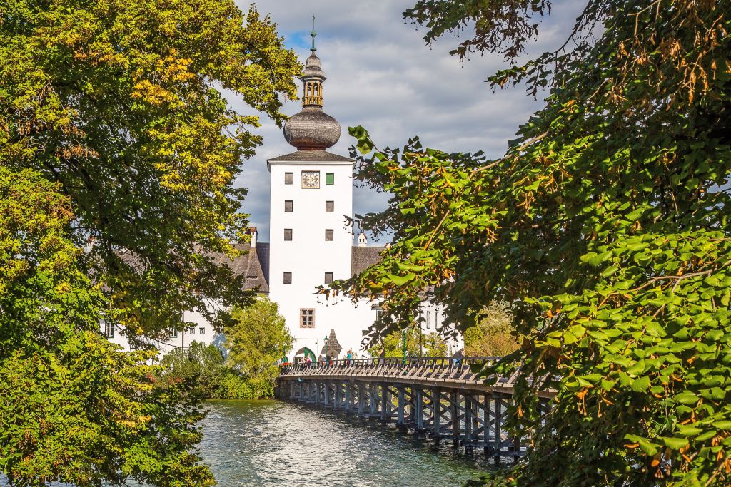 Torre del Castello di Schönbühel lungo il Danubio, visibile durante il tragitto verso Vienna.