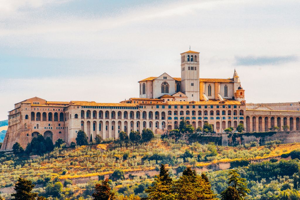 Panoramic view of Assisi.