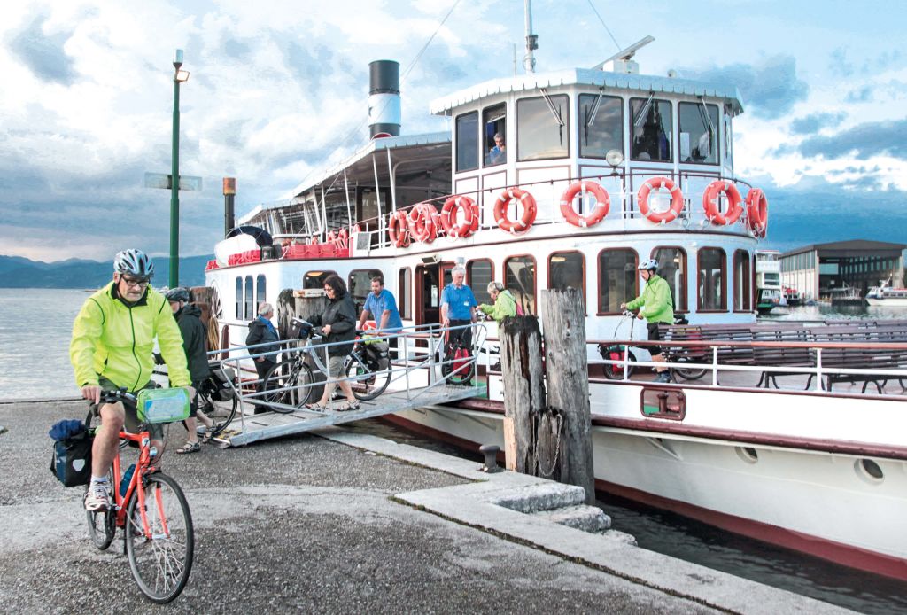 Radfahren entlang der Etsch, Rad- und Bootsfahrten mit Girolibero