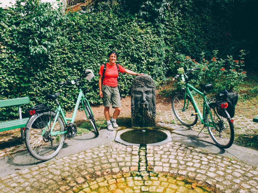 Radfahrer auf dem Moselradweg