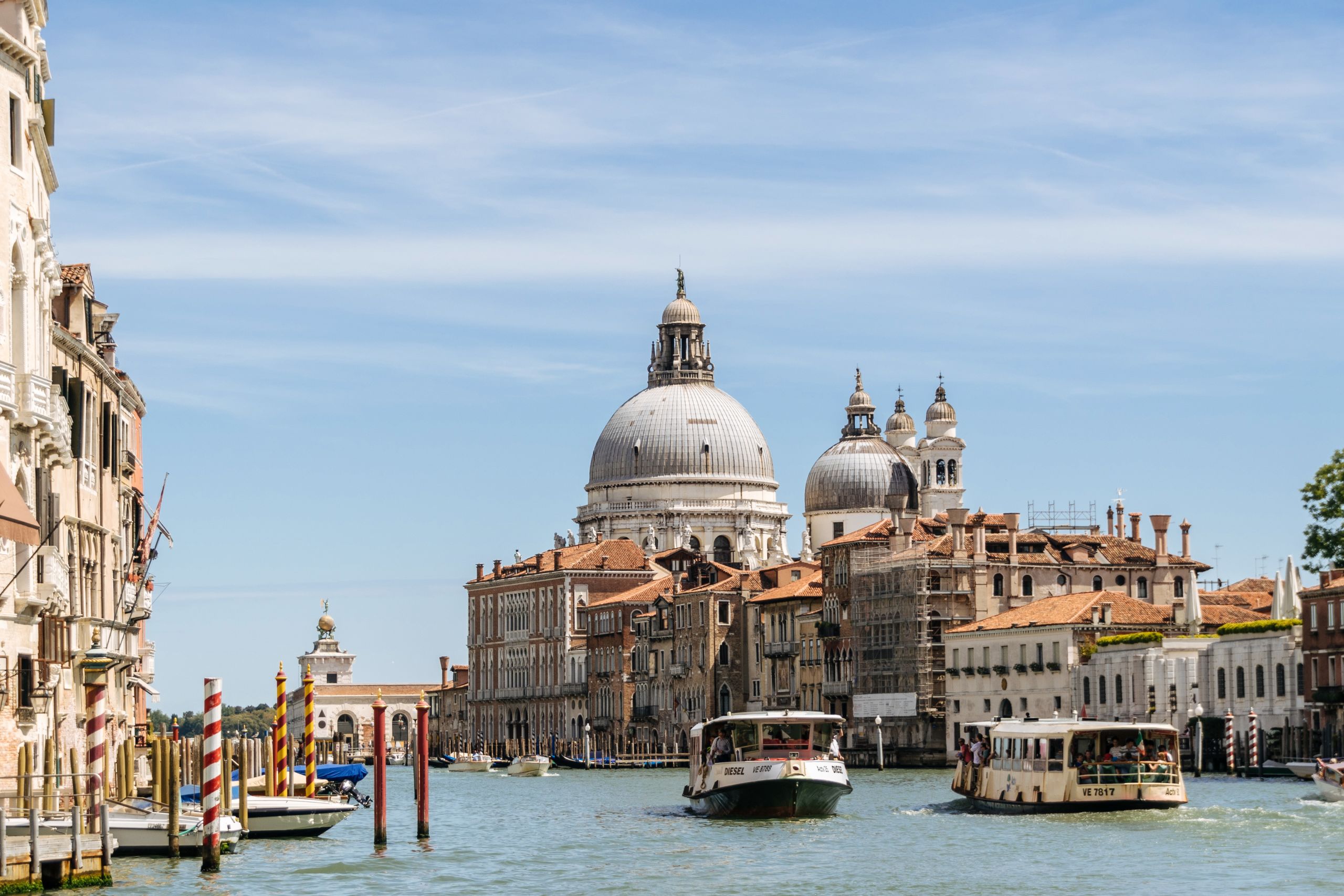 Der Canal Grande und die Stadt Venedig