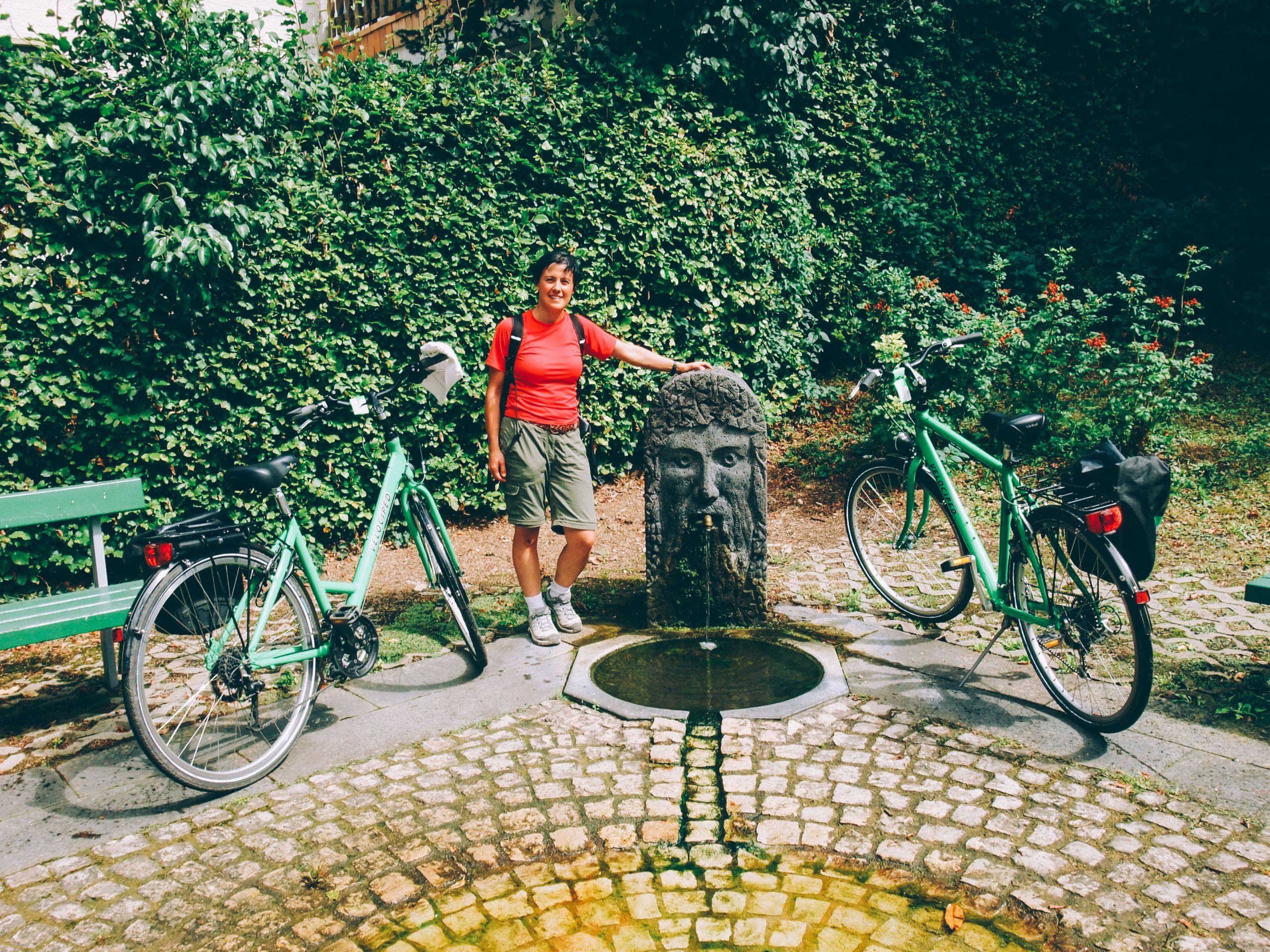 Radfahrer auf dem Moselradweg