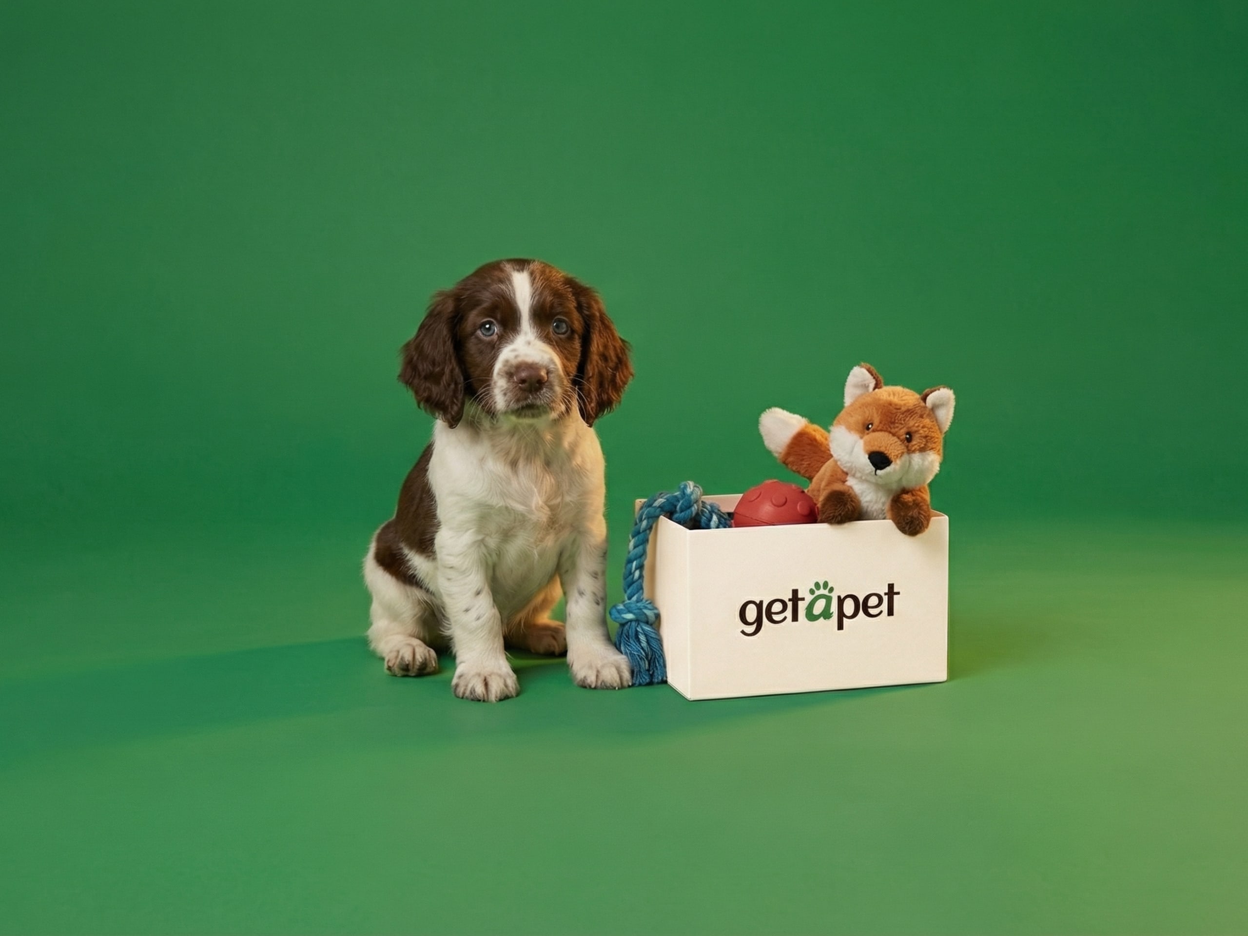 Puppy starter kit in shop