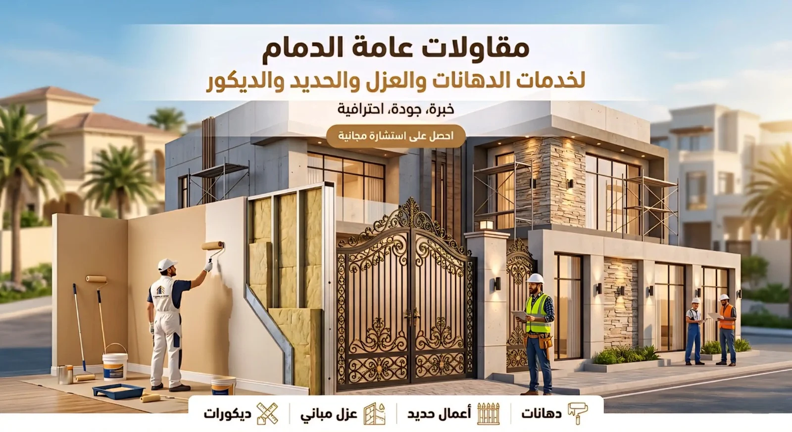 تكلفة أعمال المقاولات في الدمام: كيف تحصل على عرض سعر واضح بدون مفاجآت