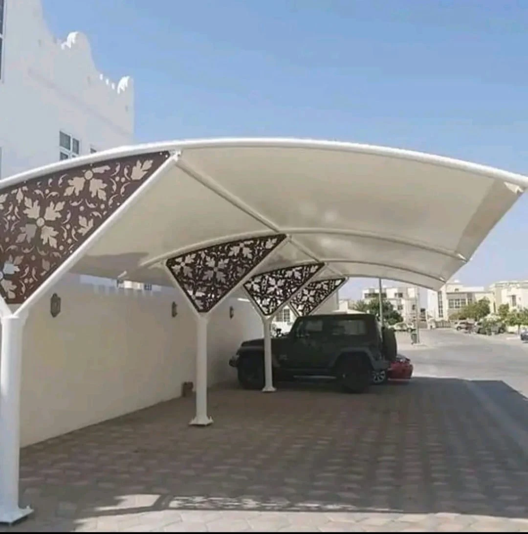 أعمال الحديد والمظلات والسواتر
