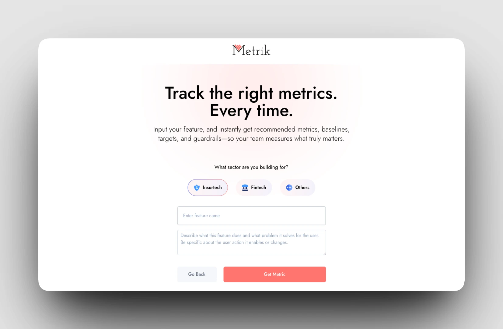 Feature context intake and guided planning flow