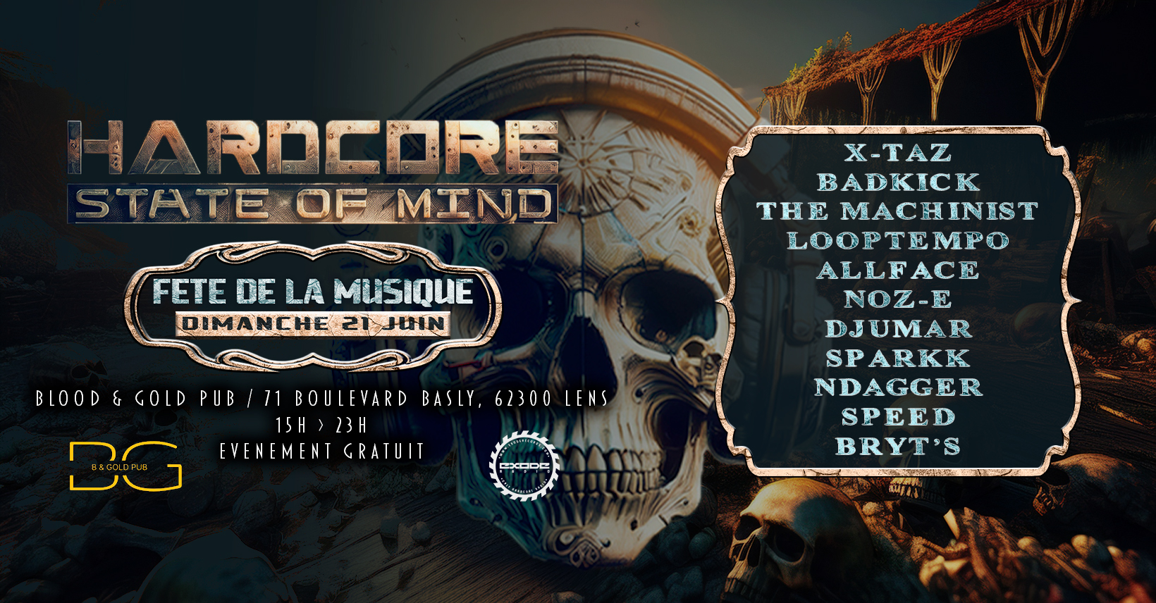 HARDCORE STATE OF MIND "Fête de la musique"