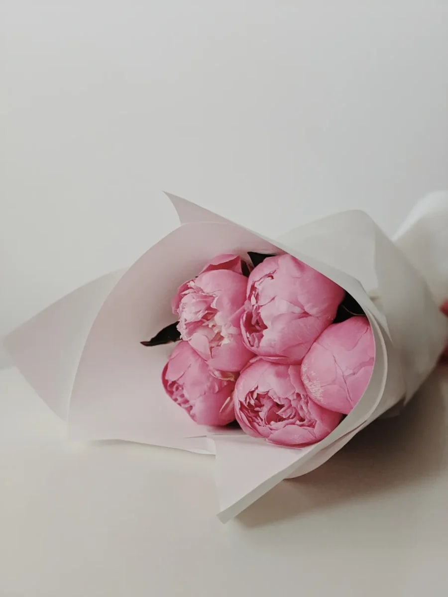 Bouquet Pivoines Rosées