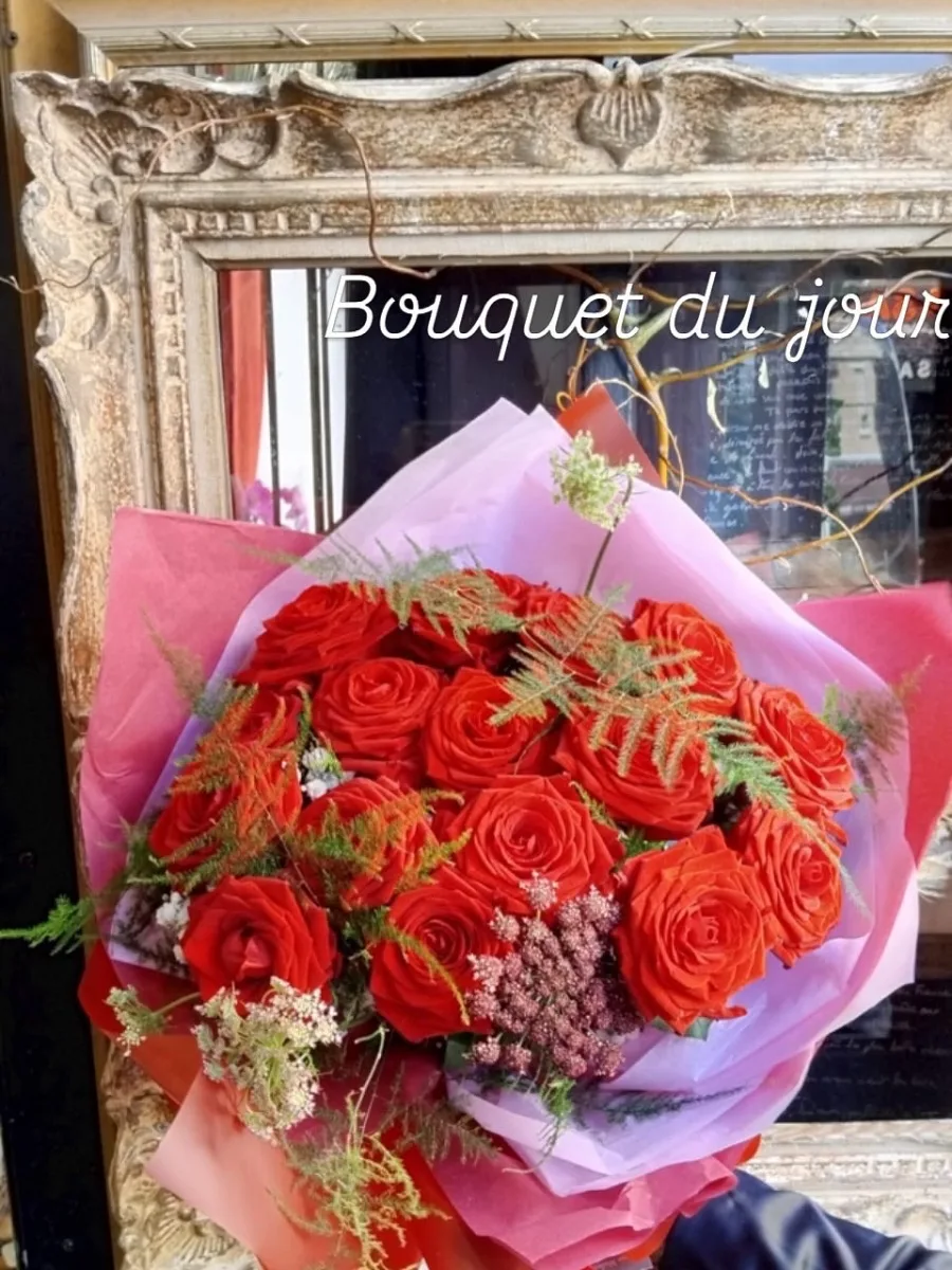 Bouquet de roses — Leïla Fleurs Clichy