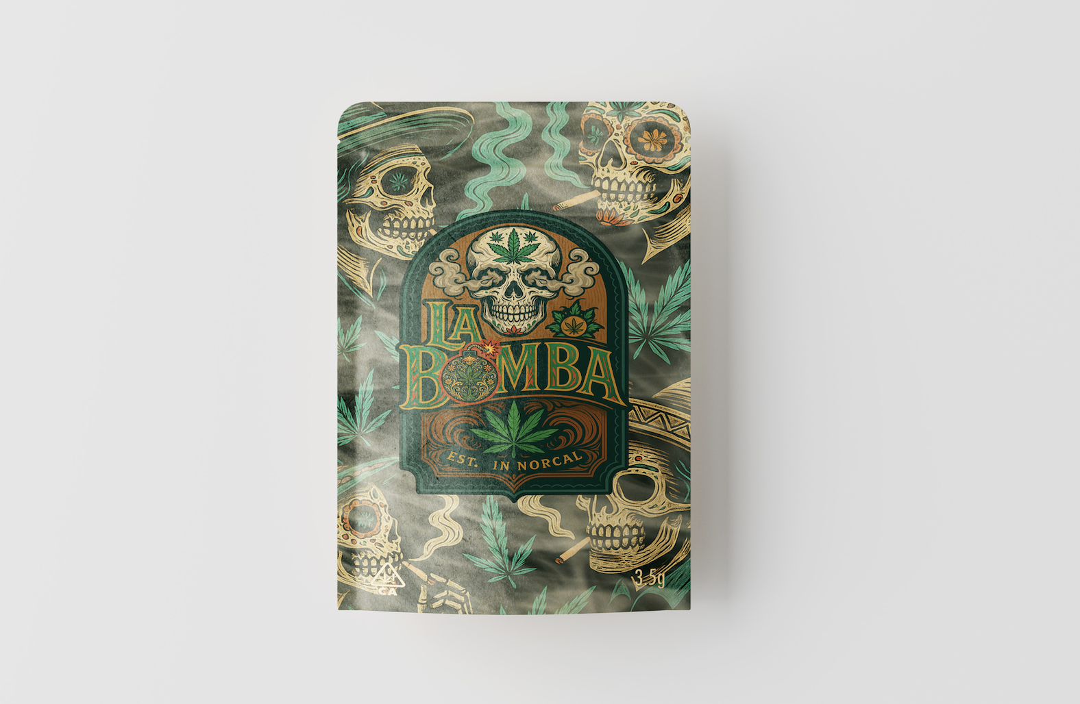 Custom mylar bag packaging design — Charlotte