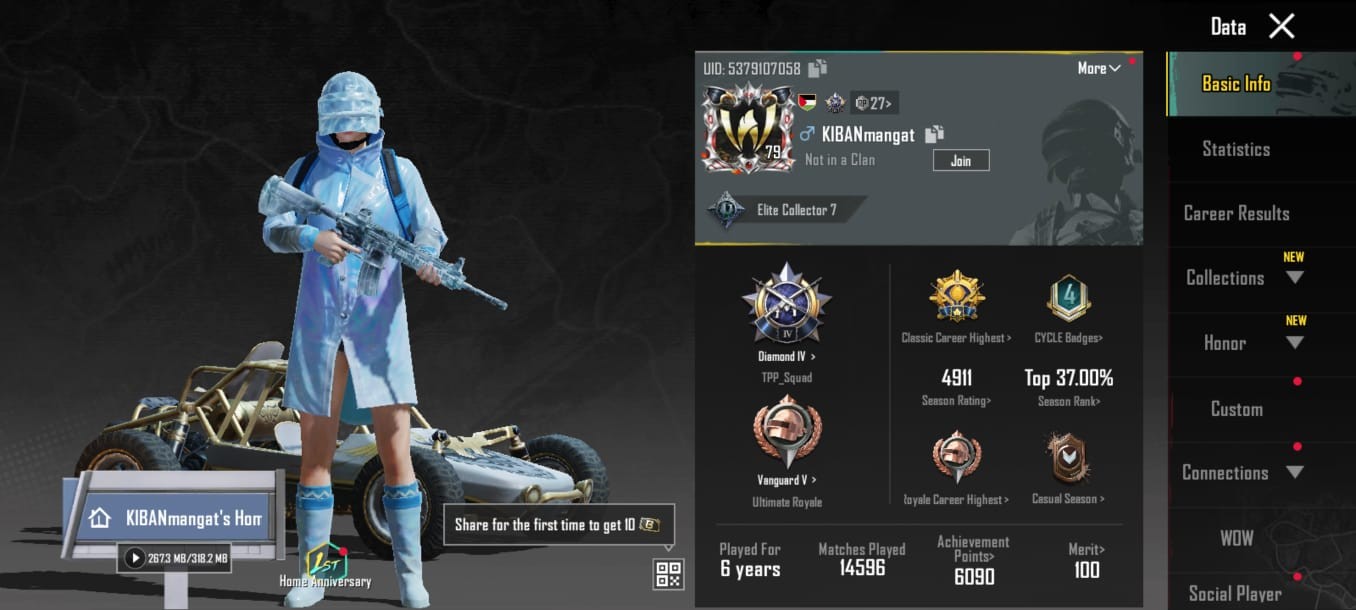 LEVEL 79|SET 140|M416-GLACIER LVL 5 | SET GLACIER
SER FIEND HUNTRESS
SET JOKER OF SPADES | WEAPON LAB 9