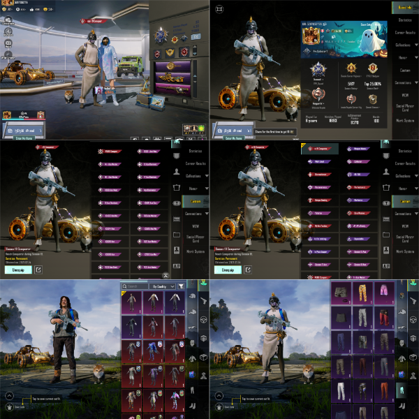 S3 OG Account | 31 Gun Lab LVL 84 1.63 M Popularity Conqueror S 19 S20 Glacier M416 + 15 Upgraded Guns
