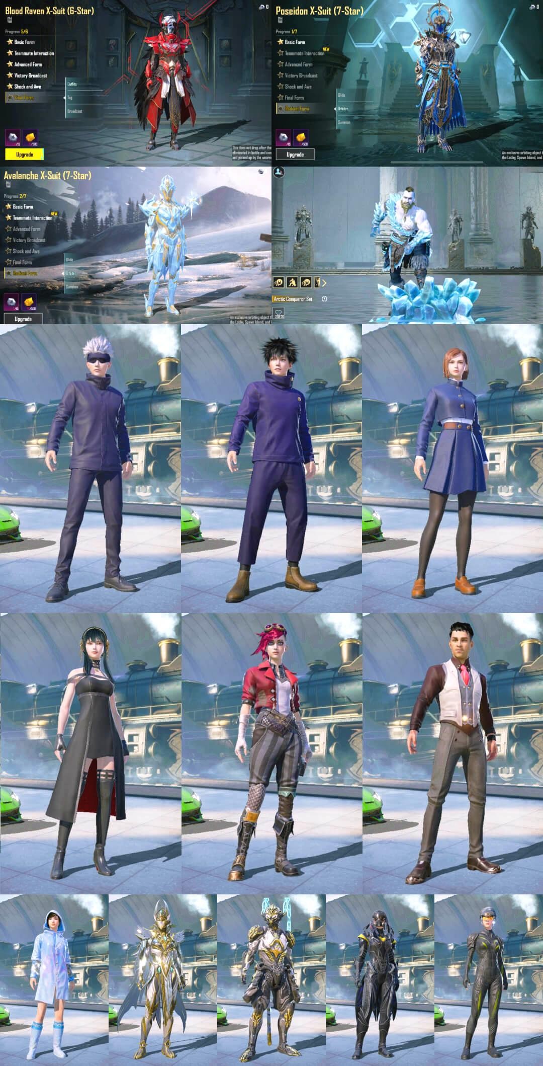 🔥BLOOD RAVEN Lv 5 + 🌟SUPER CARS | 💎M416 GLACIER + M416 FOOL Lv 5 | 🏆ULTIMATE SET | 🎭1050+ OUTFITS | 🔥260+ GUNS | 🌟30+ CARS | 🔸Android & iOS