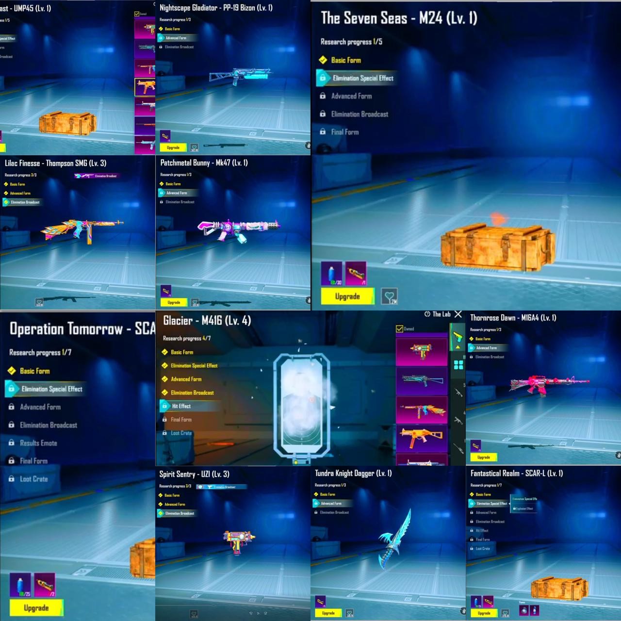 🌟24 Mythics | 11x Gun Labs | M416 Glacier Lvl 4 | UMP Maxed | The Fool Set | Ghost Mask | Rare Inventory Loaded