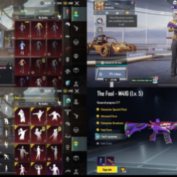 🔥💎 ULTIMATE PUBG MOBILE INVENTORY – M4 FOOL LVL 5 | PHARAOH x FOOL x FACES x FULL LADY 💎🔥