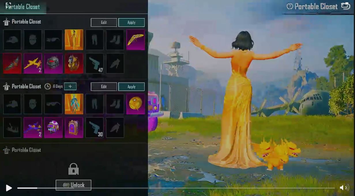 MYTHIC FASHION 64/300 • COLLECTOR MYTHICS 68 • GOLDEN PHARAOH X-SUIT Lv.2 • ANUKHRA X-SUIT Lv.2 • M416 GLACIER MAX