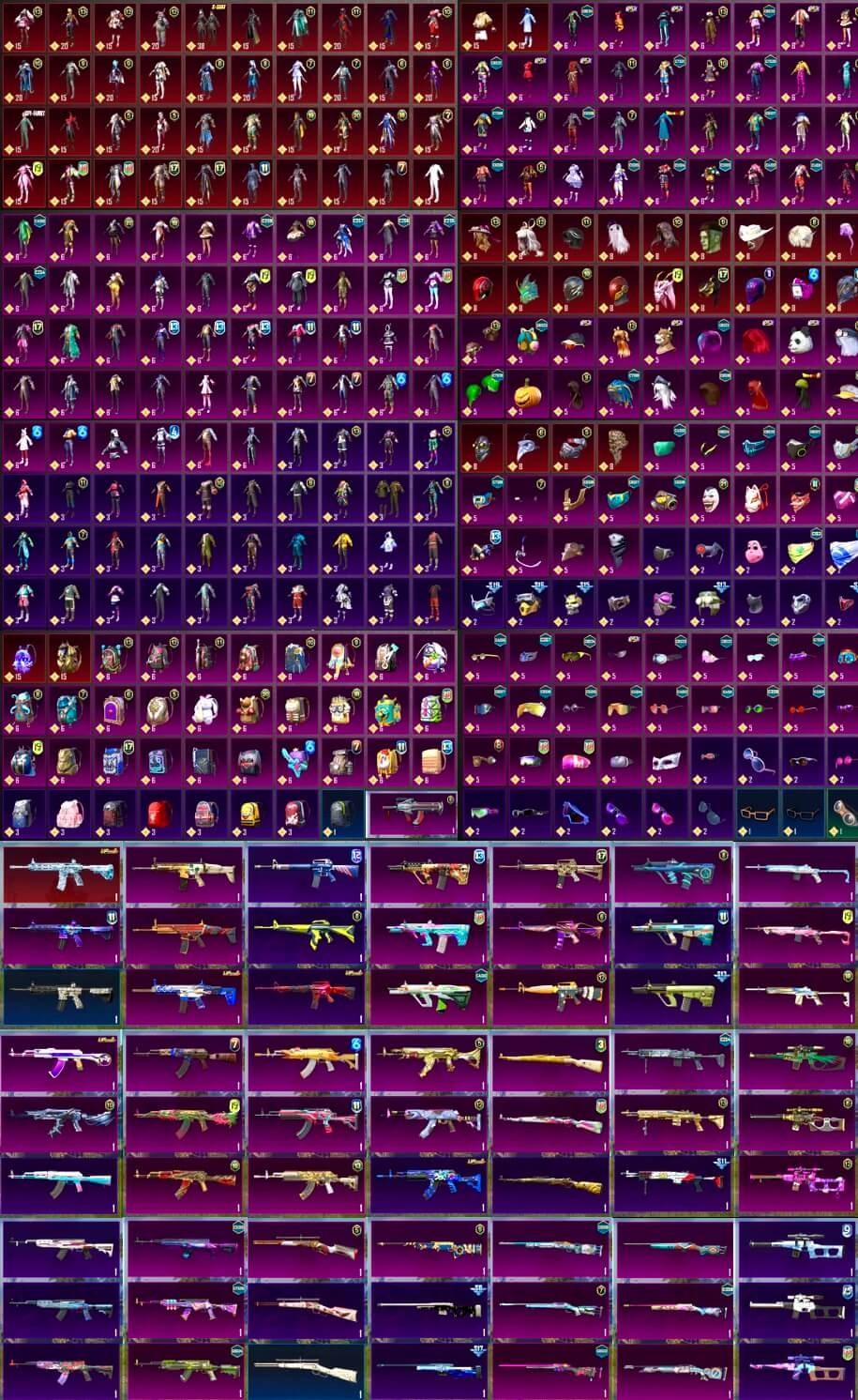 GLACIER SET + M416 GLACIER MAX COMBO | Pharaoh Backpack + Parachute | Rare Mythic Dress + Car | M762 MAX | 17+ Upgradable Gun | S11 Conqueror Title