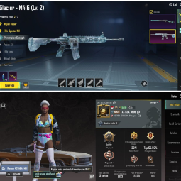 Level 69 | PMGC Border Frame | Old Conqueror S19 | M416 Glacier Lv.2 | Full Adorable Mouse Set & Duck Set | Mouse & Duck Helmets and Bags | 2 Weapon Labs | 60 W