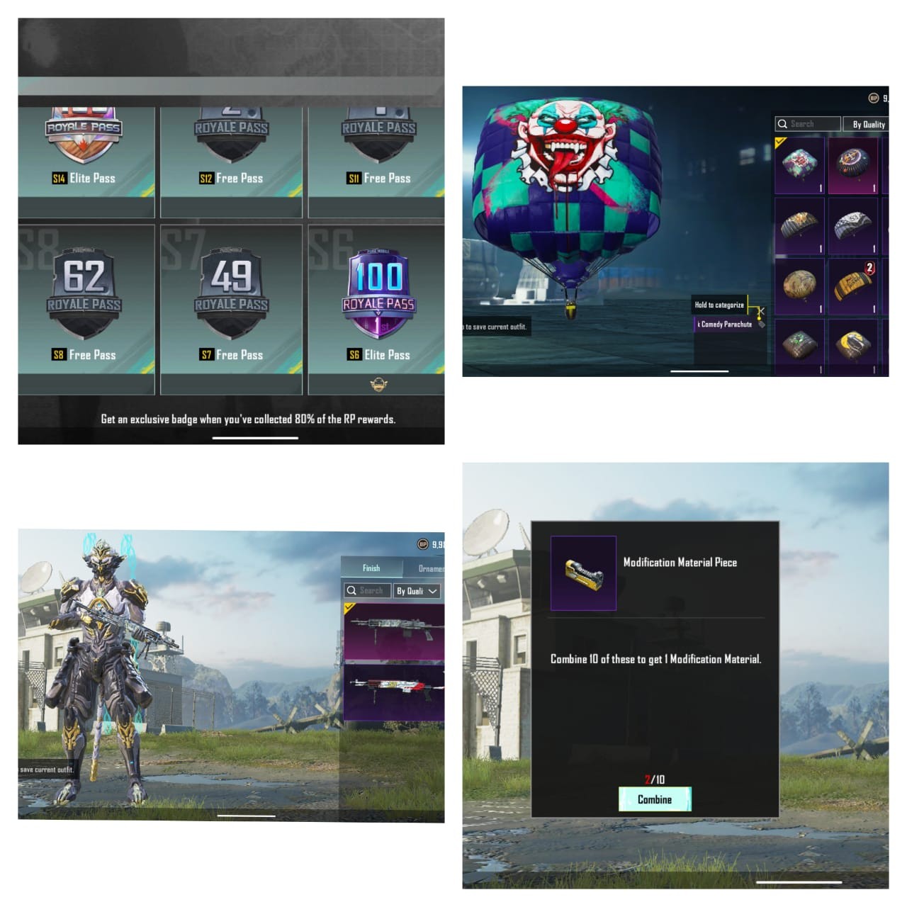 Level 76 🔹 44 Mythics 🔹 Glacier Helmet 🔹 Mythic Backpack 🔹 5 Gun Labs 🔹 M16A4 L3 🔹 Pan L2 🔹 Knight Dagger L3 🔹 UZI L3 🔹 SLR L1 🔹 MK + M9 🔹 P209