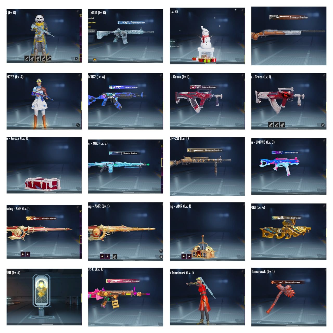 Level 79 🔹 101+ Mythic Fashion 🔹 Max RP 🔹 ExtraMythics 🔹 22x GunLab 🔹 M416 Glacier L6 🔹 M762 8-Bit Uni L4 🔹 UMP45 Evo Max 🔹 Burning Godzilla Set 🔹 P206