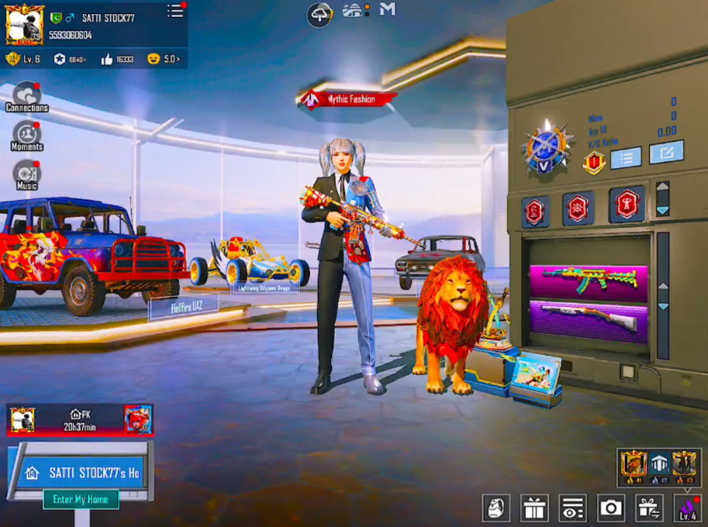 Level 79 🔹 50 Mythics 🔹 M416 Wild Max, M24 Killer Tune L4, AKM Ghillie Dragon L3 🔹 15+ Vehicles 🔹 100+ Helmet & Backpack Skins 🔹 Glacier Helmet -FPUBG70