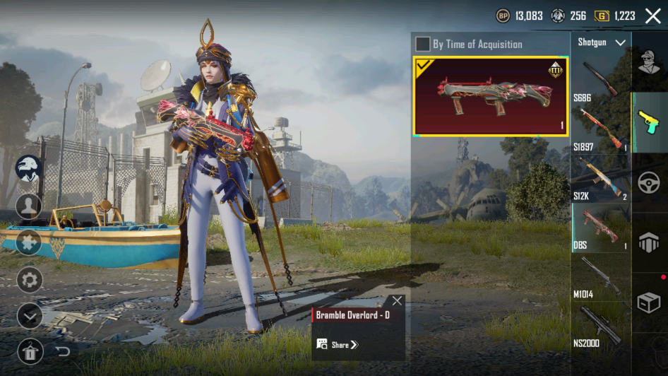 #P710 [Android] Lvl 52|6 Title|Royal Pass M1112131415 Max (5 RP Max)|6 Mytic Costume|LEGENDARY Mytic DBS Bramble Overlord|HOT MK14 Grey|58 Costume|ME