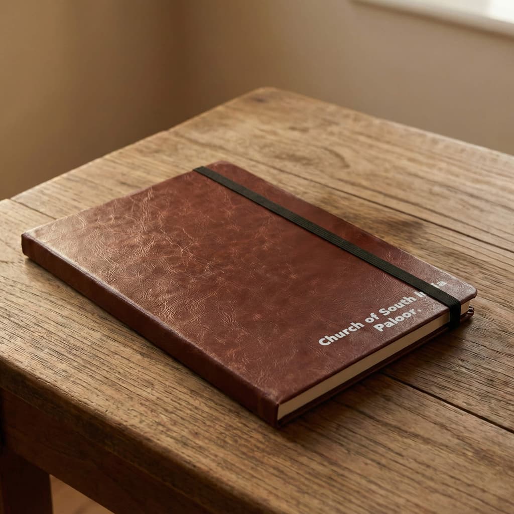 Premium Leather Finish Personalized Diary