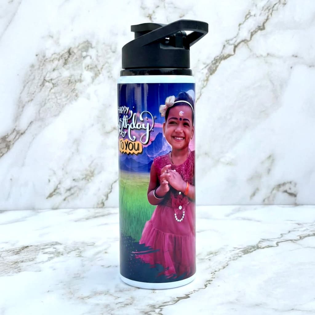 Personalized Photo Water Bottle - 750 ml