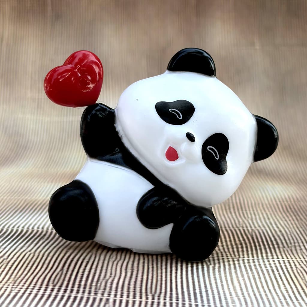 Cute Panda Love LED Night Lamp – Soft Silicone Warm Light for Kids & Gifts