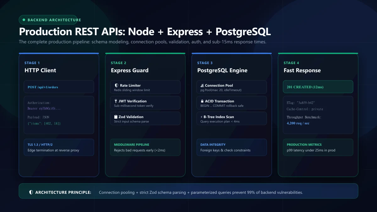 Building a Production REST API with Node.js, Express, and PostgreSQL