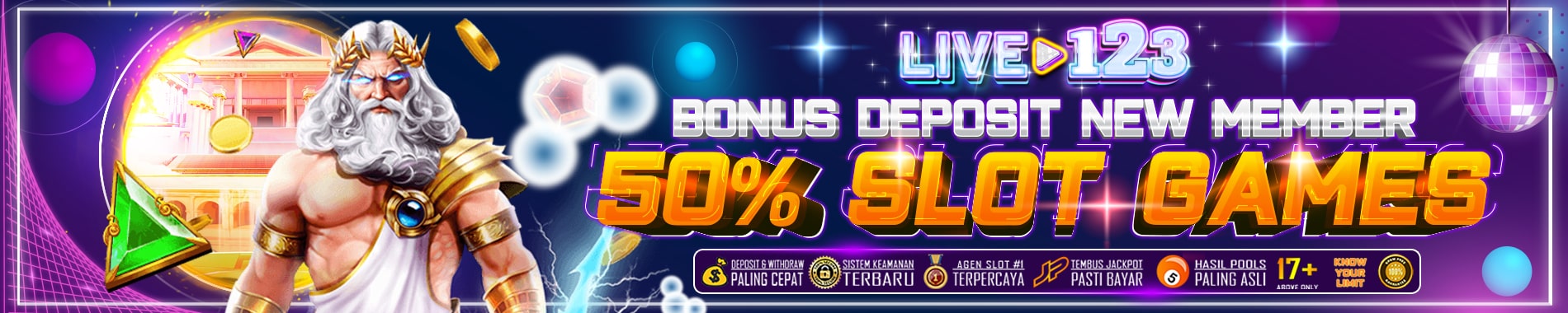 Bonus Deposit 50%
