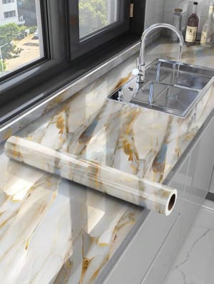 Adhesive vinyl paper