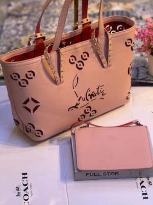Sac Cabas Élégance Rose Premium avec Pochette