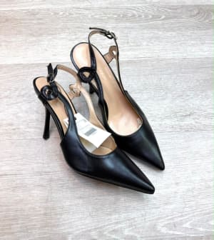 Escarpins Slingback Noirs Classiques